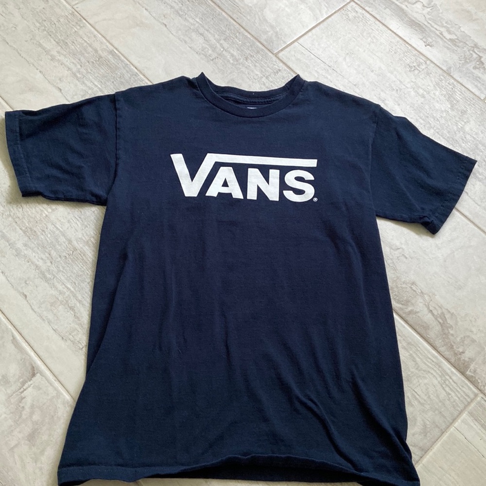 Vans navy blue t-shirt